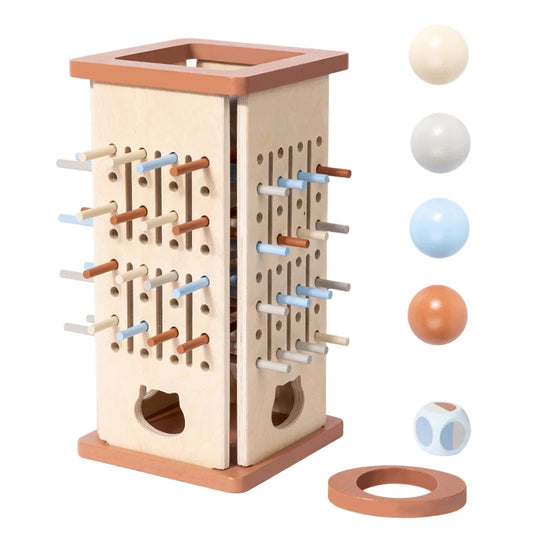Jeu de société en bâtonnets de bois - Jeu Montessori interactif parent-enfant - Jeu de combat à deux joueurs - Casse-tête - Jouet d'éveil